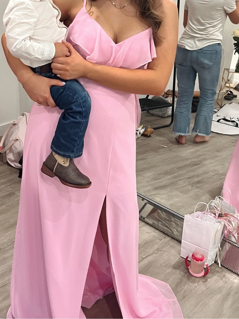 Azazie Pink Dress